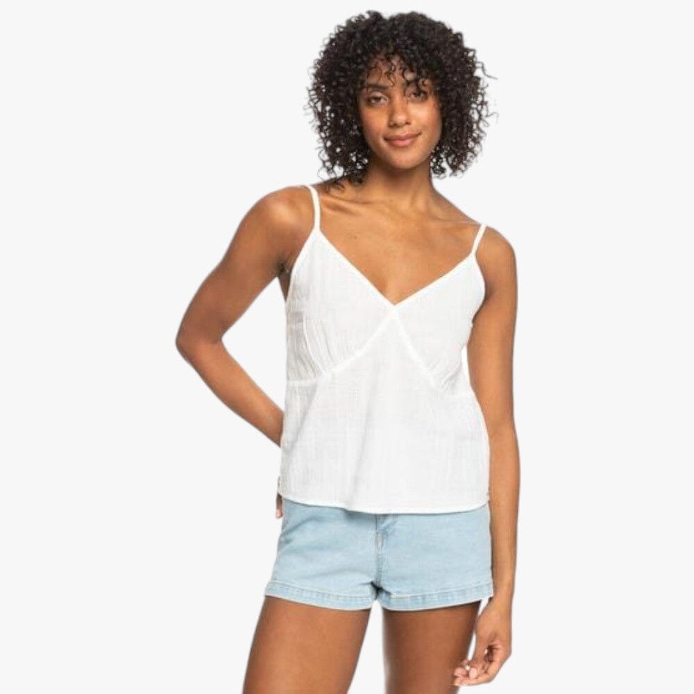 Roxy Woomens Everything Strappy Top White | Roxy