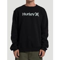Hurley Mens One And Only Crew Sweater Black | Hurley