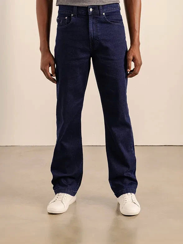 Polo Mens Simon Straight Leg Jean Blue Black | Polo