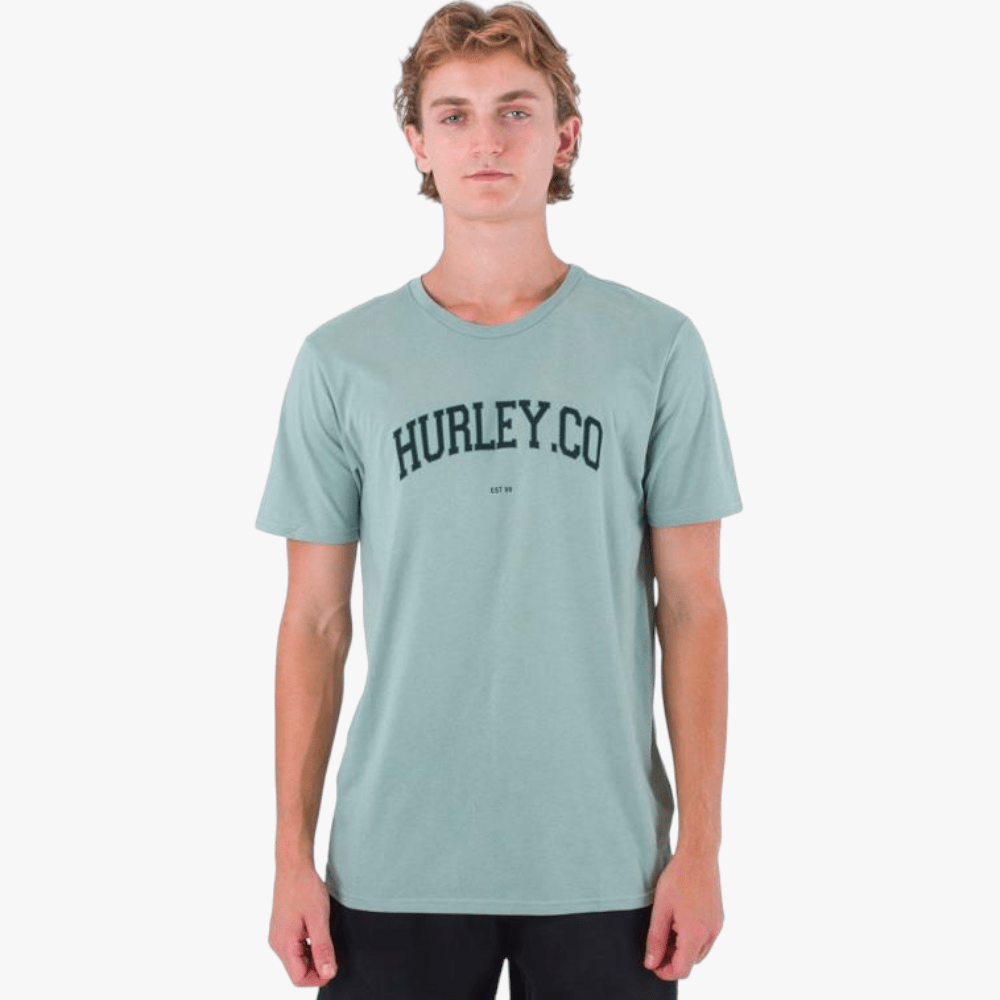 Hurley Mens H20 Dri Authentic Short Sleeve Tee Morning Spruce | Hurley