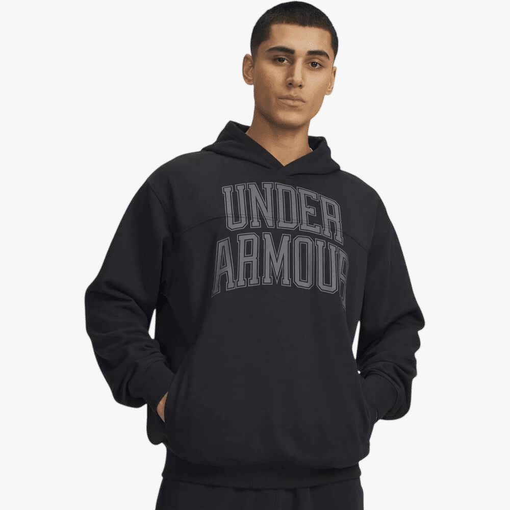 Under Armour Mens Rival Graphic Hoody Black | Under Armour