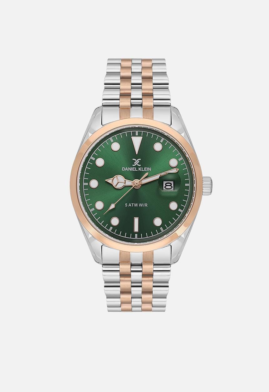 Daniel Klein Mens Exclusive Green Dial Watch | Daniel Klein