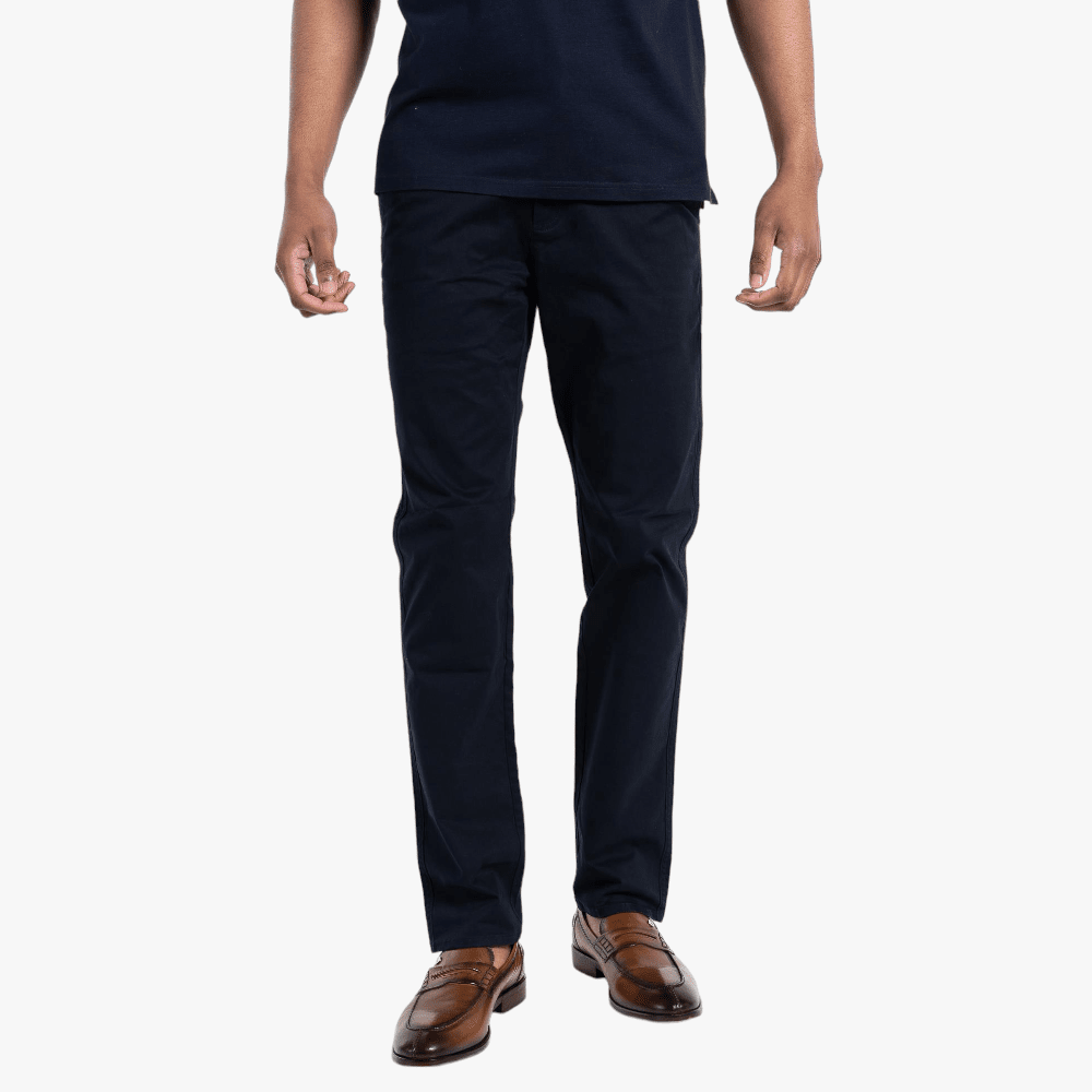 Pringle Mens Tailored Slim Fit Chino Pants Black Pringle