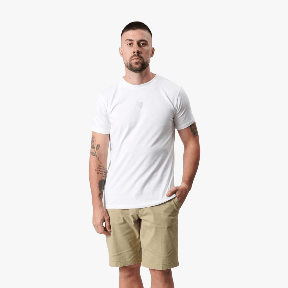 Fox Mens Axion 3.0 Short Sleeve Tee White | Fox