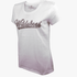 Wildebees Womens Leopard Swoosh Short Sleeve Tee White | Wildebees