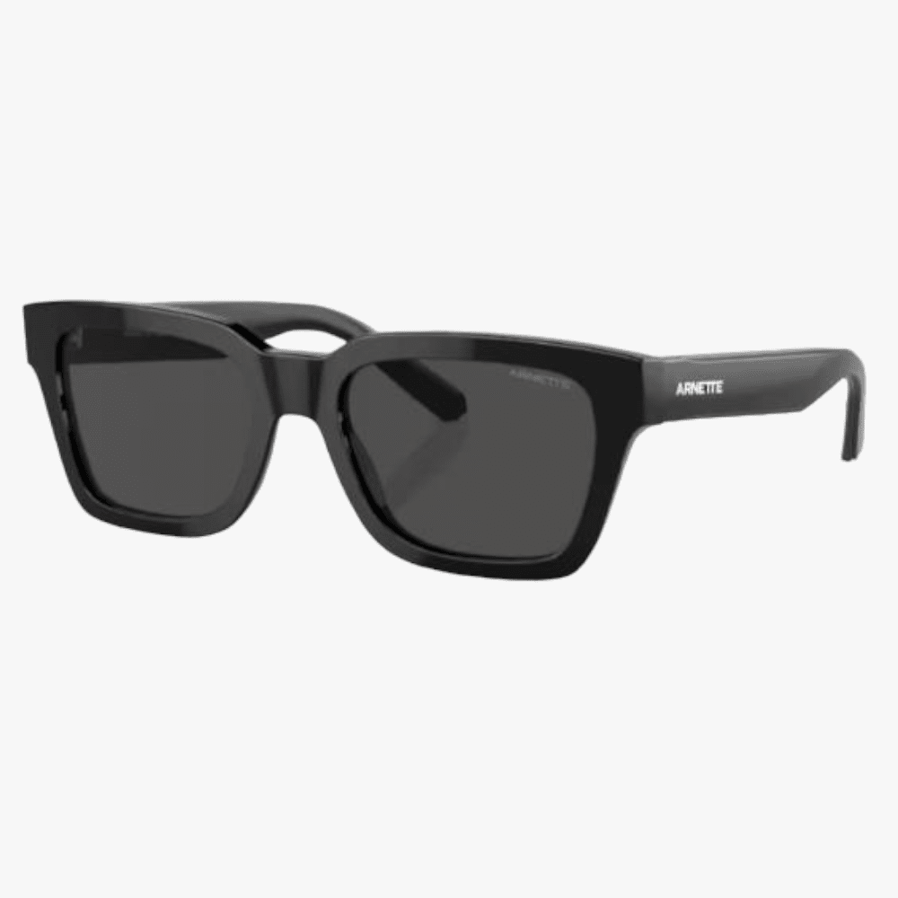 Arnette Acetate Man Cold Heart 2.0 Black Sunglass Dark Grey Lens Arnette