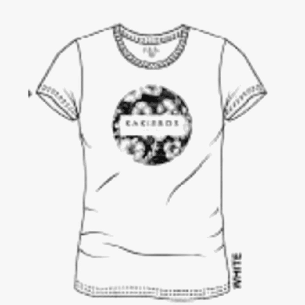 Kakiebos Womens Classic Fit Short Sleeve Tee White | Kakiebos