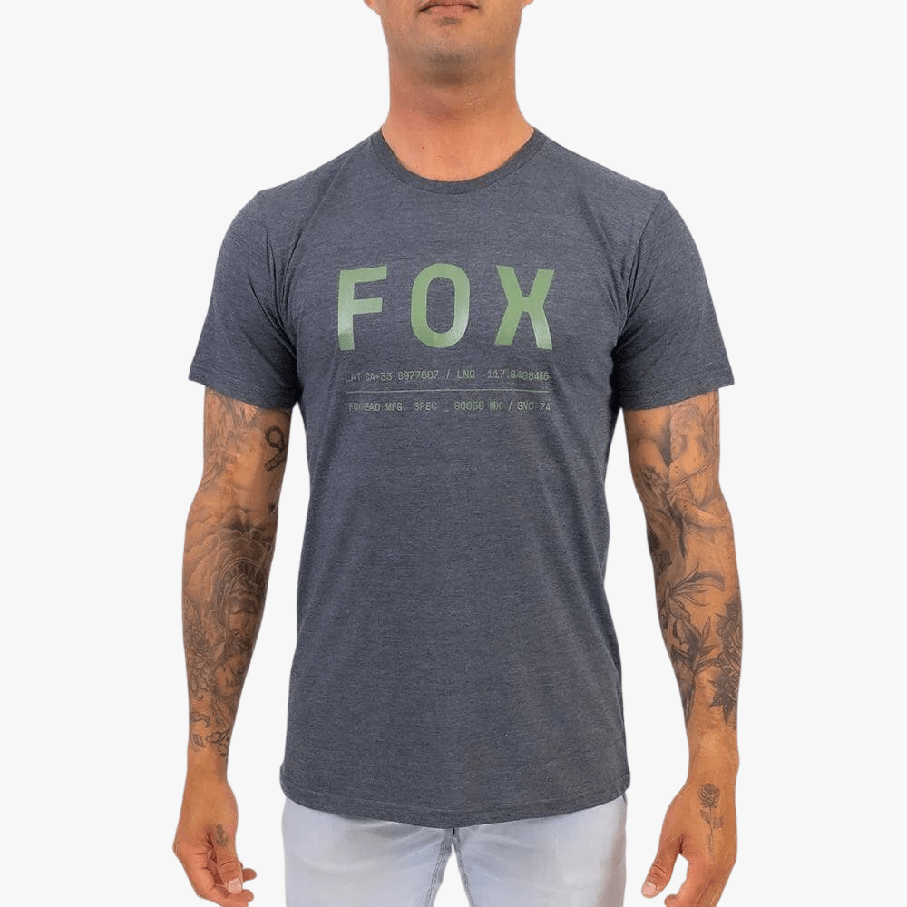 Fox Mens Non Stop 3.0 Short Sleeve Tee Heather Black | Fox