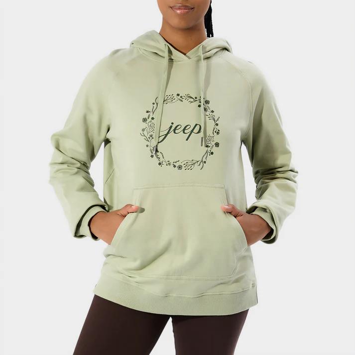 Jeep Womens Po Hoodie Sea Foam Jeep