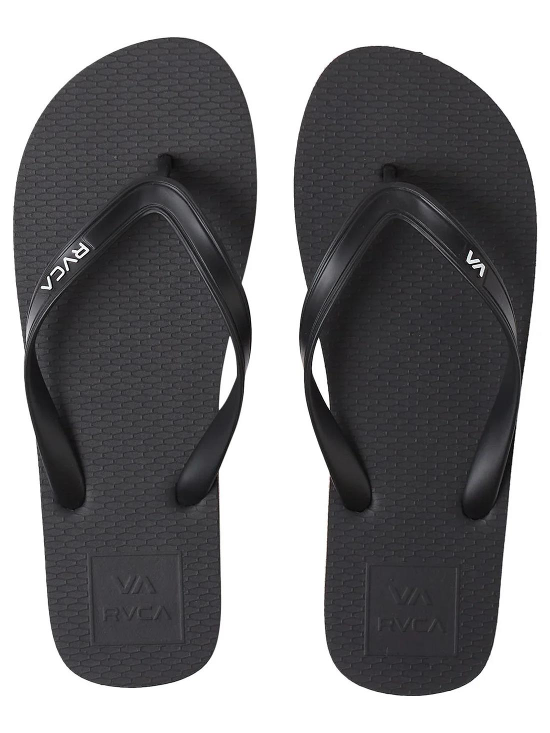 Rvca Mens All The Way Sandal Black