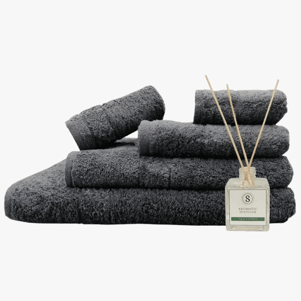 Glodina Marathon Platinum Bath Sheet Charcoal | Glodina