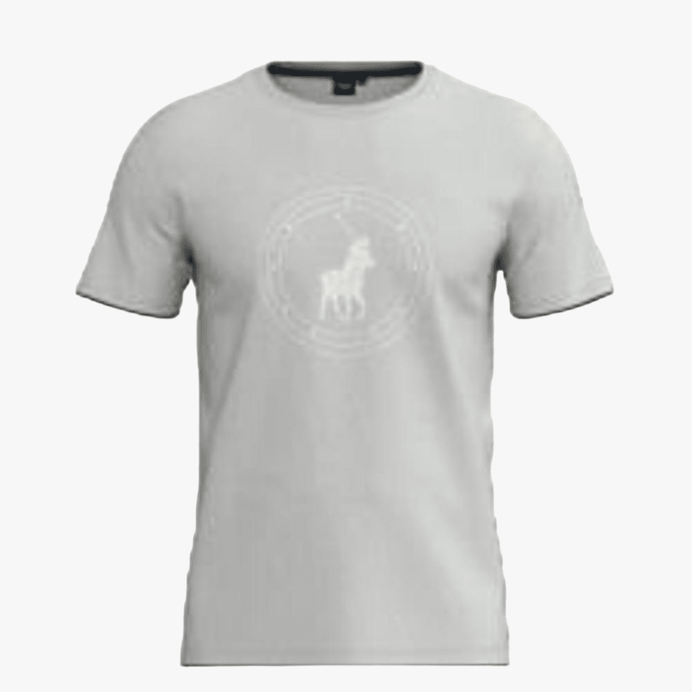 Polo Mens Type Printed Short Sleeve Tee White | Polo