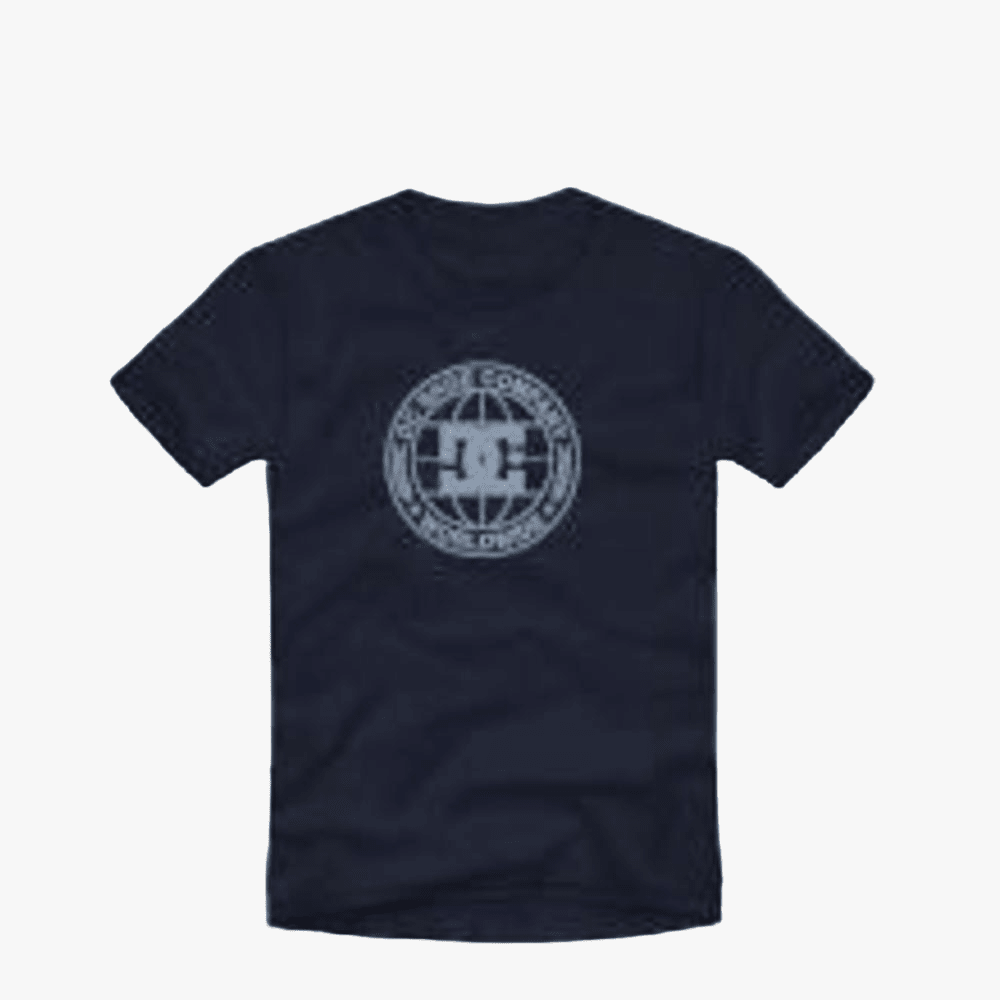 Dc Mens Pressed Short Sleeve Tee Navy Blazer | DC