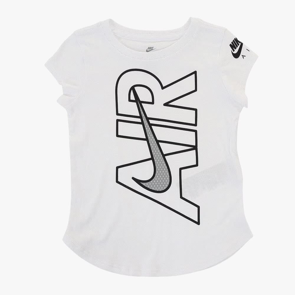 Nike Girls Air Graphic Short Sleeve Tee White Nike