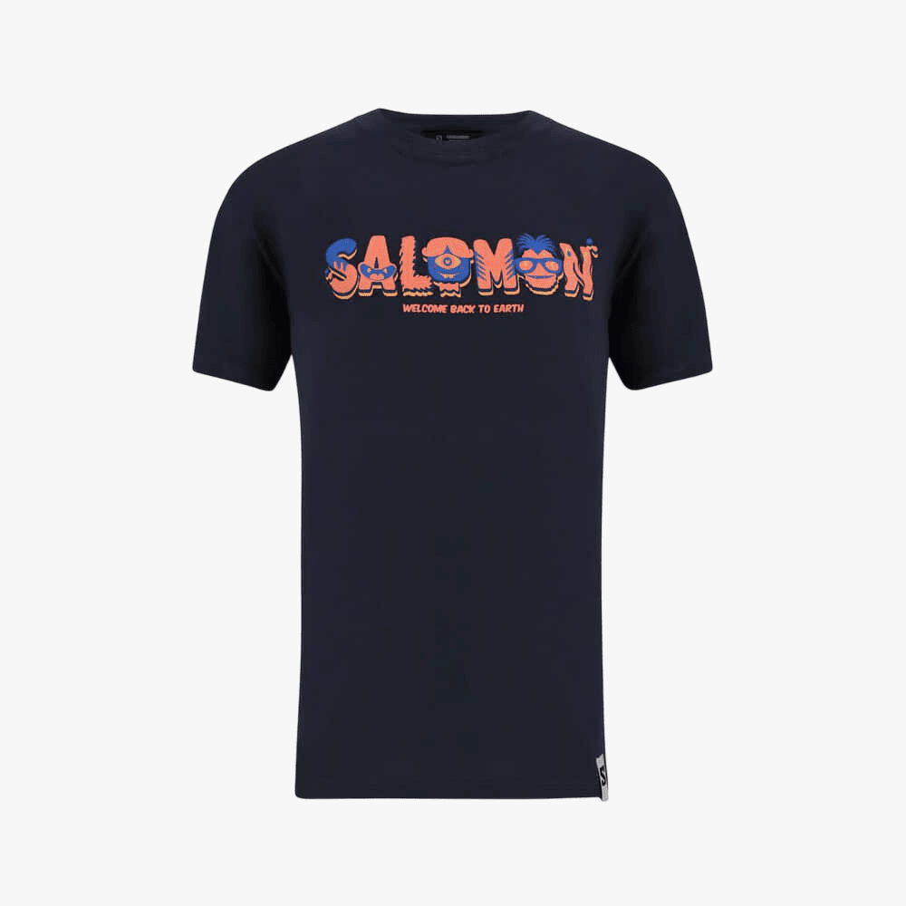 Salomon Boys Sun Fun Tee Blue Nights | Salomon