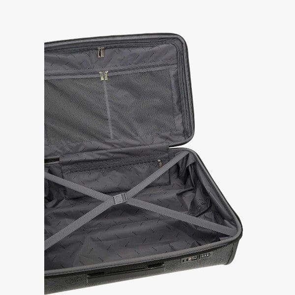 Guess Kallisto 28 8 Wheeler Trolley Luggage Suitcase Charcoal | Guess