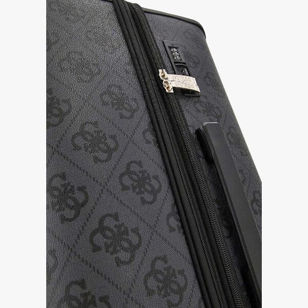 Guess Kallisto 28 8 Wheeler Trolley Luggage Suitcase Charcoal | Guess