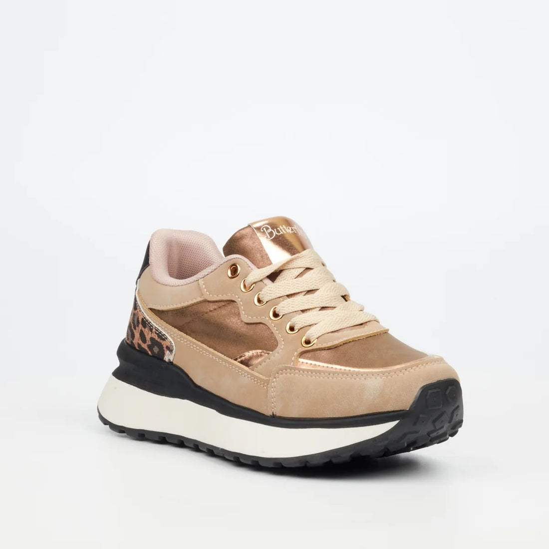 Butterfly Womens Rio 6 Sneaker Taupe
