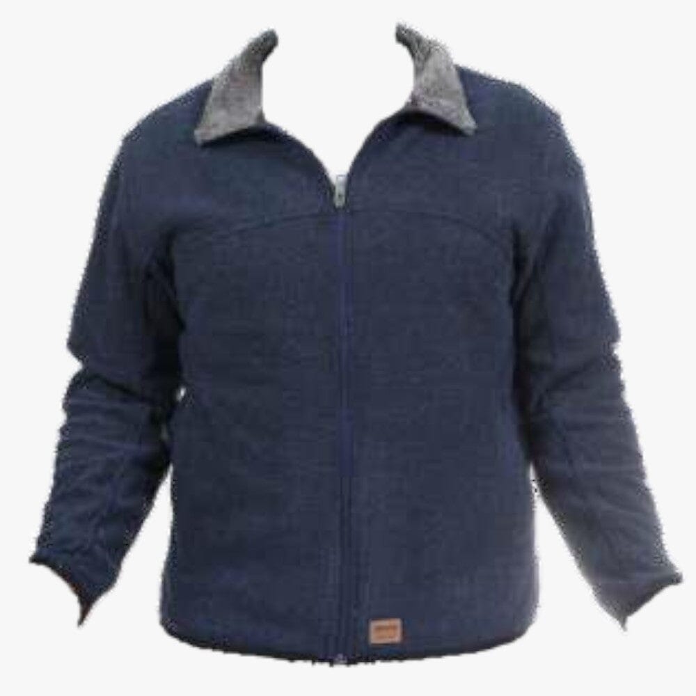 Sterling Mens Waffel Sherpa Lined Jacket 38 Navy Grey Surch | Sterling