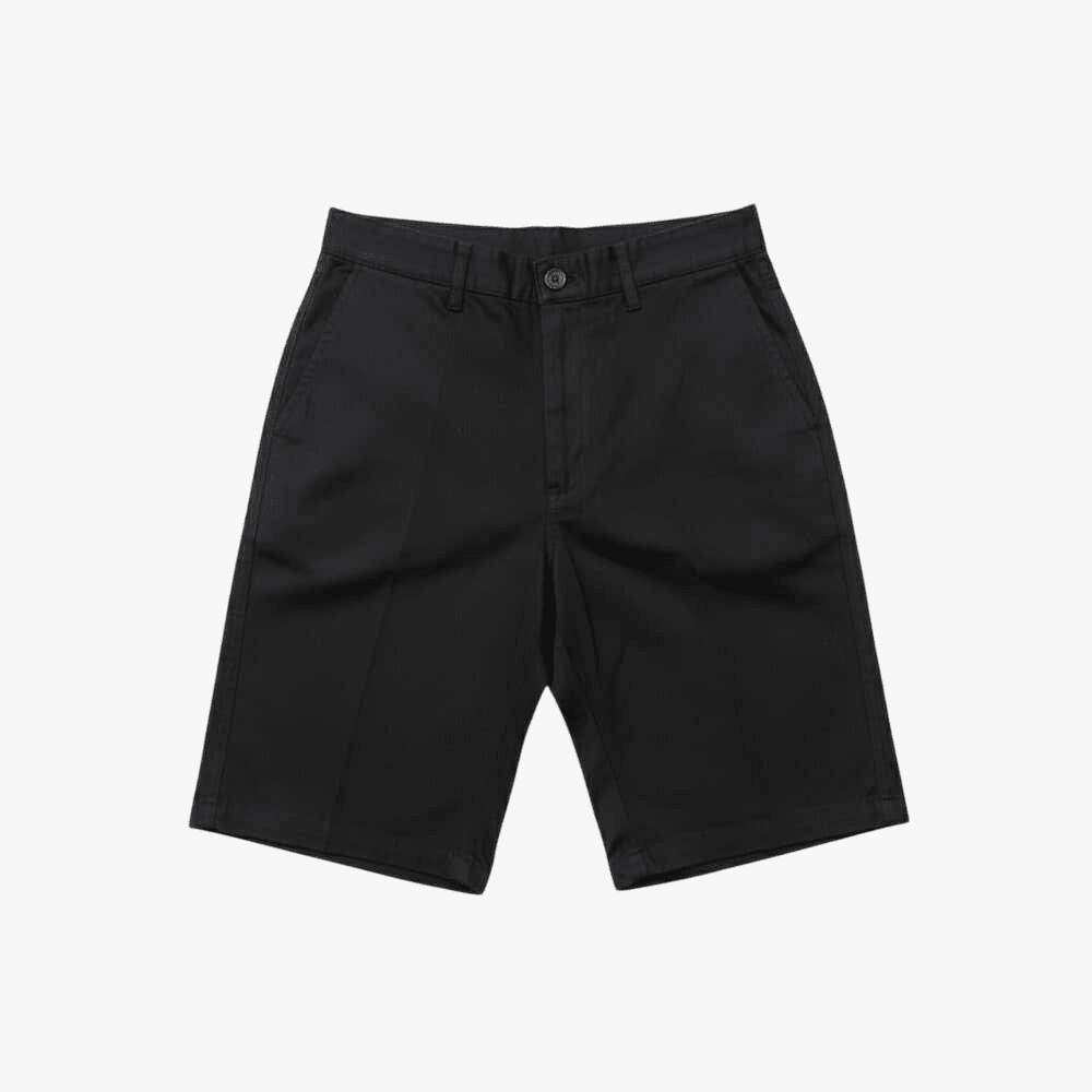 No Rules Mens Stretch Chino Shorts Black | No Rules