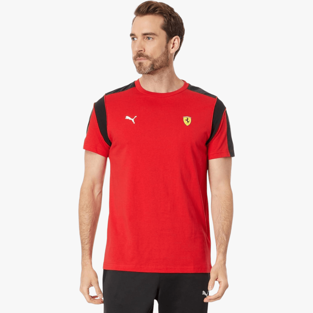 Puma Ferrari Race Mt7 Short Sleeve Tee Rosso Red | Puma