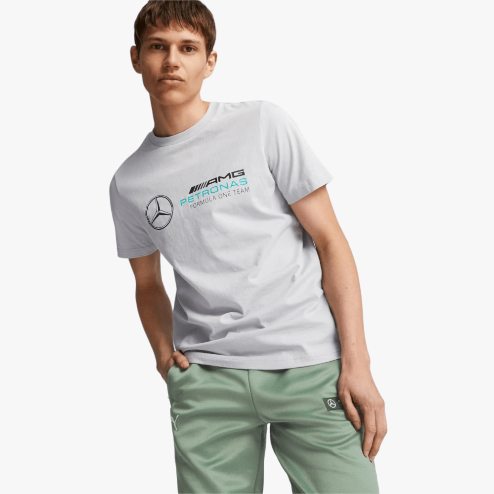 Puma Mapf1 Ess Logo Short Sleeve Tee Silver | Puma