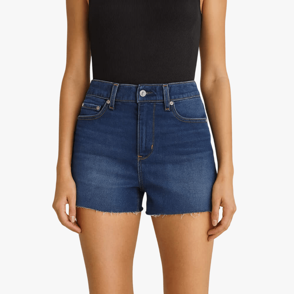 Levis Womens Hr Rise Za Get Me Mine Shorts Blue | Levis