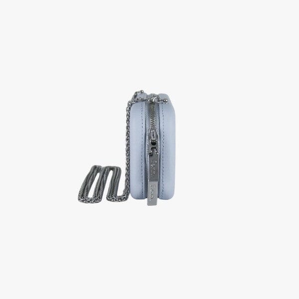 Fenn Wallet Blue Silver Zip Silver Chain | Fenn