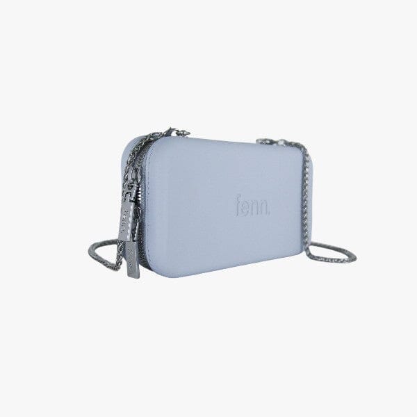 Fenn Wallet Blue Silver Zip Silver Chain | Fenn