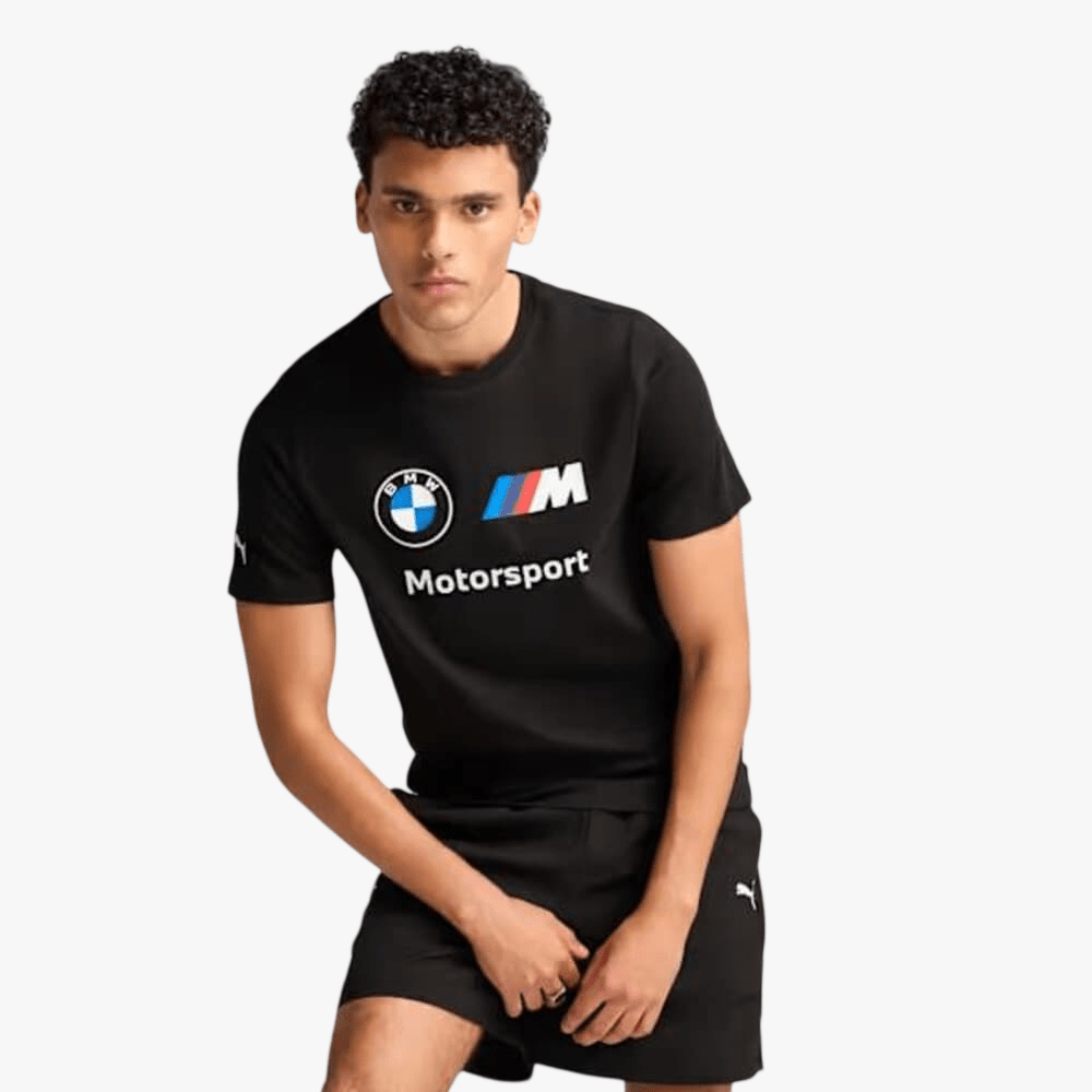 Puma Mens Bmw Mms Ess Logo Tee Black | Puma