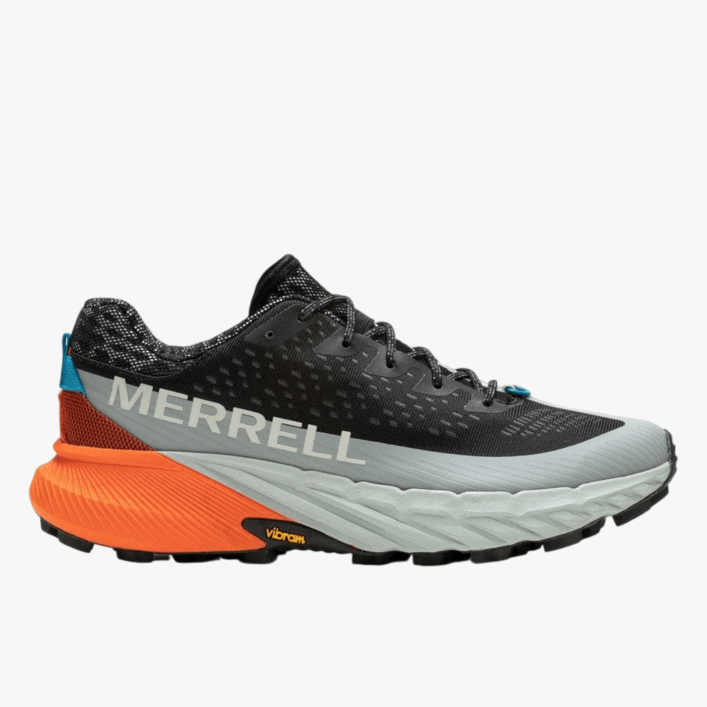 Merrell Mens Agility Peak 5 Sneaker Black Tangerine Merrell