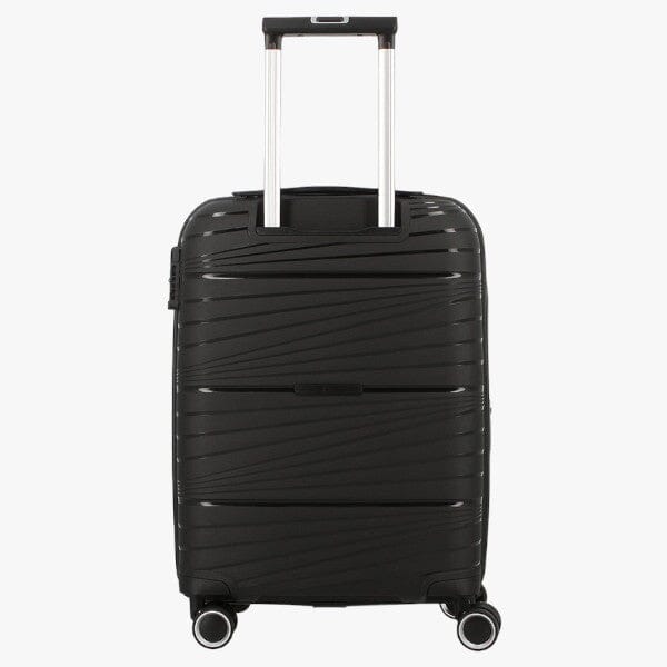 Pierre Cardin Montpellier Hard Case Trolley Suitcase Black 24" | Pierre Cardin