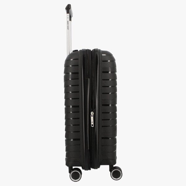 Pierre Cardin Montpellier Hard Case Trolley Suitcase Black 24" | Pierre Cardin