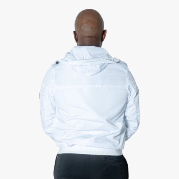 Soviet Mens Nylon Zip Thru Jacket White Soviet