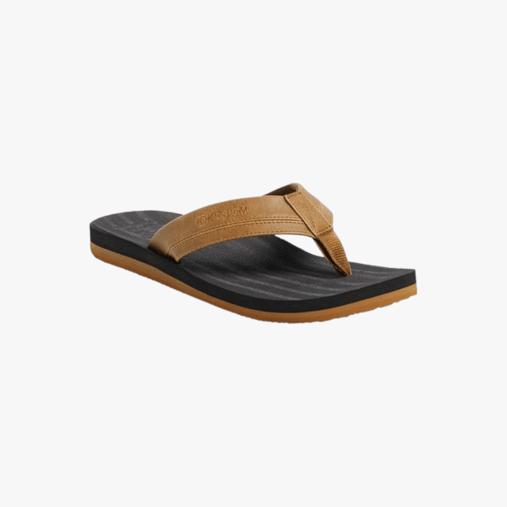 Kustom Mens Burleigh Sandal Khaki Kustom