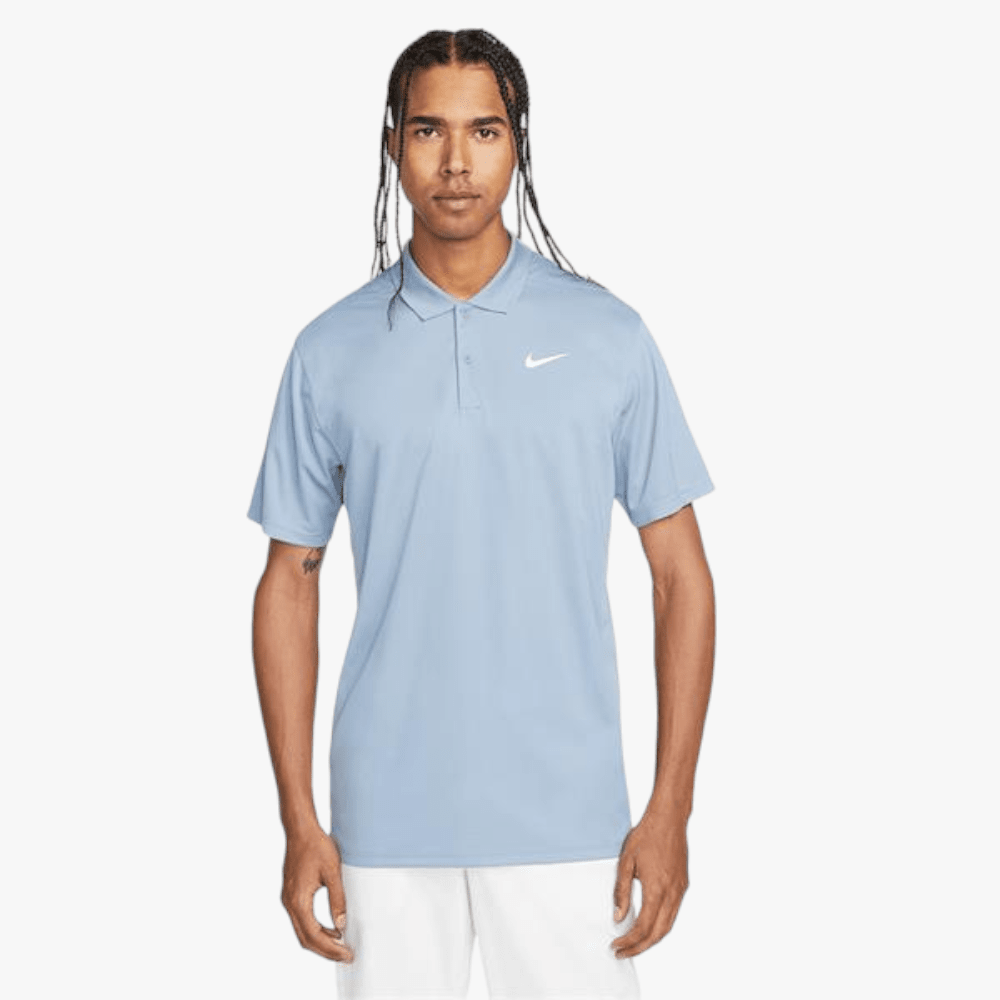 Nike Mens University Short Sleeve Golfer Blue | Nike