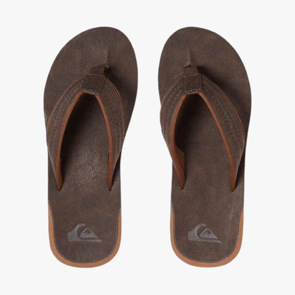 Quiksilver Mens Carver Nuback Sandal Demitasse Solid Quiksilver