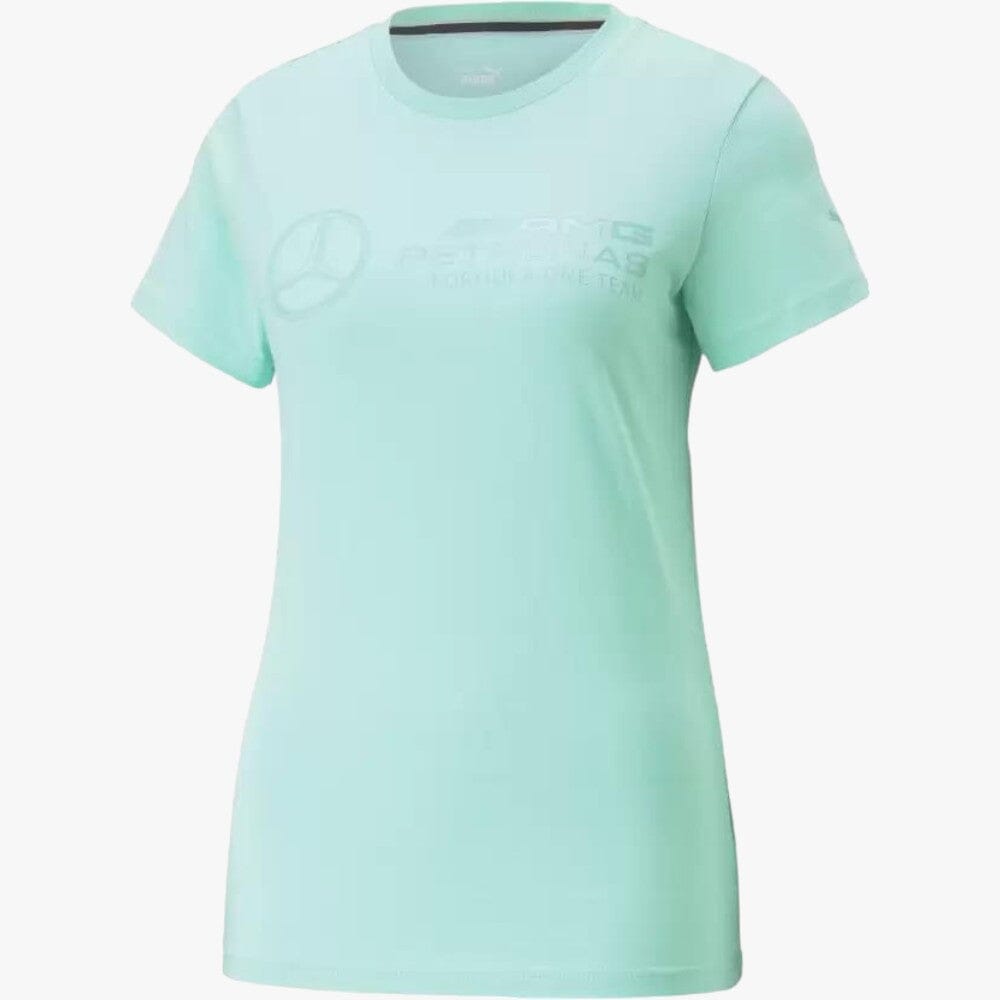 Puma Womens Mapf1 Ess Logo Short Sleeve Tee Mint | Puma