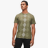 Pringle Mens Hugo All Over Argyle Short Sleeve Tee Fatigue | Pringle