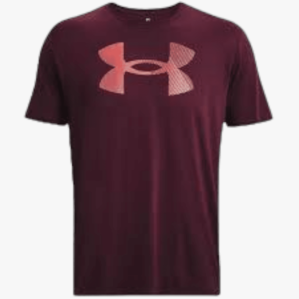 Under Armour Mens Big Logo Fill Short Sleeve Tee 600 Grape Under Armour