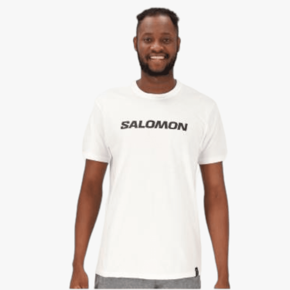 Salomon Mens Core Pack Short Sleeve Tee White Salomon