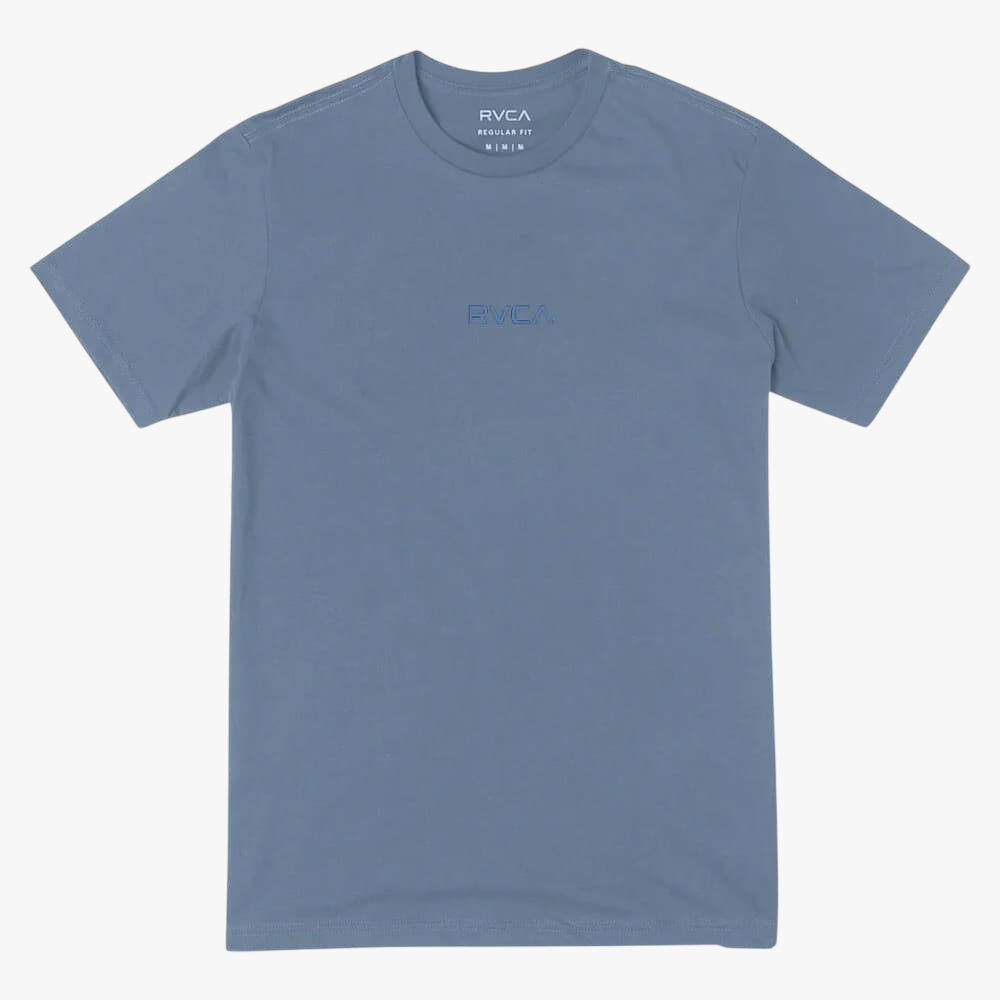 Rvca Mens Small Rvca Short Sleeve Tee Vintage Navy