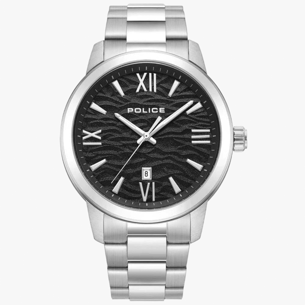 Police Mens Raho Watch Silver | Police