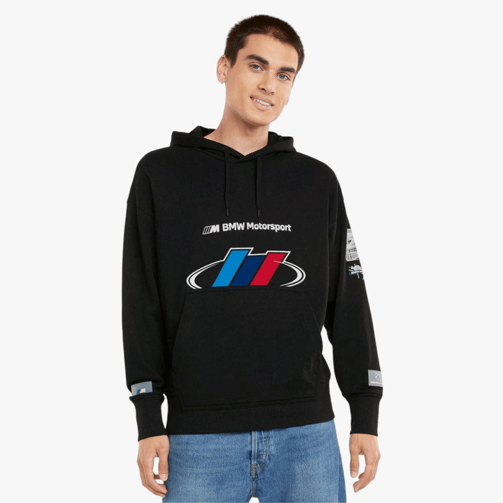 Puma Mens Bmw Mms Street Hoodie Black | Puma