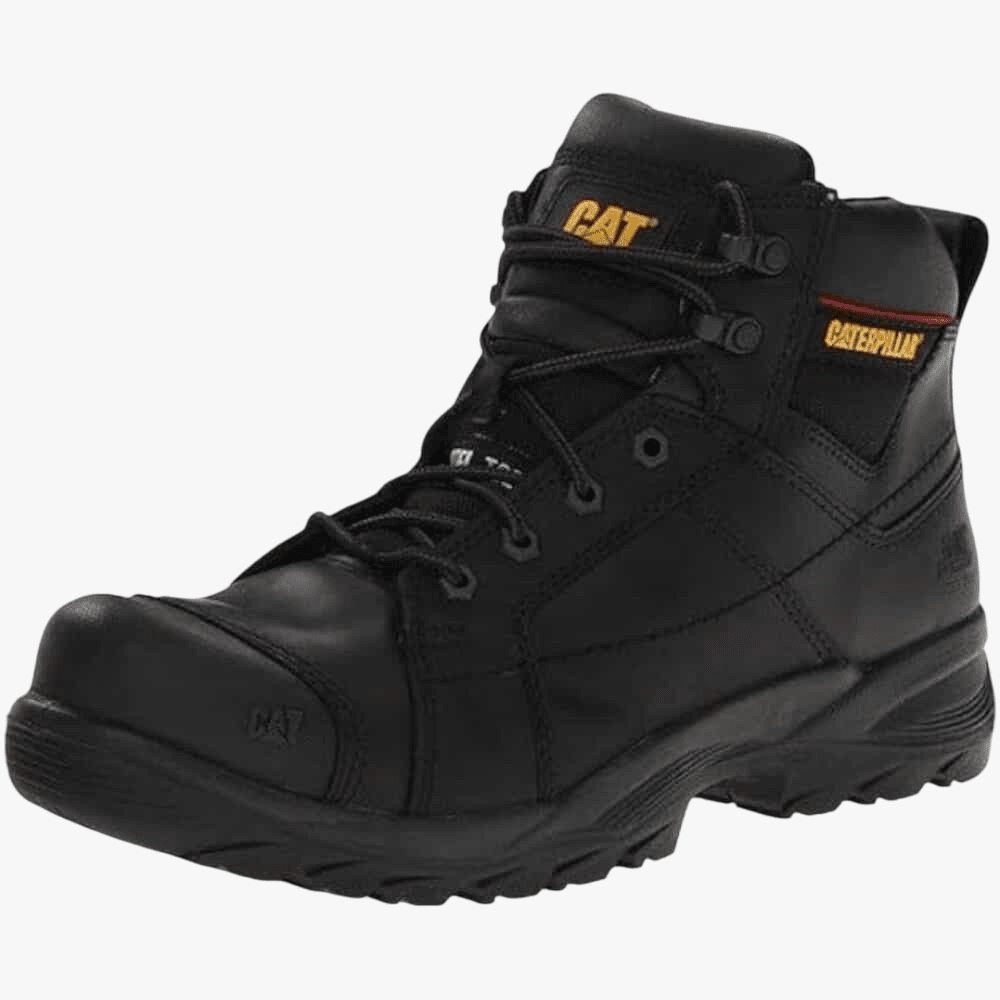 Caterpillar Mens Crossrail Steel Toe Boot Black | Caterpillar