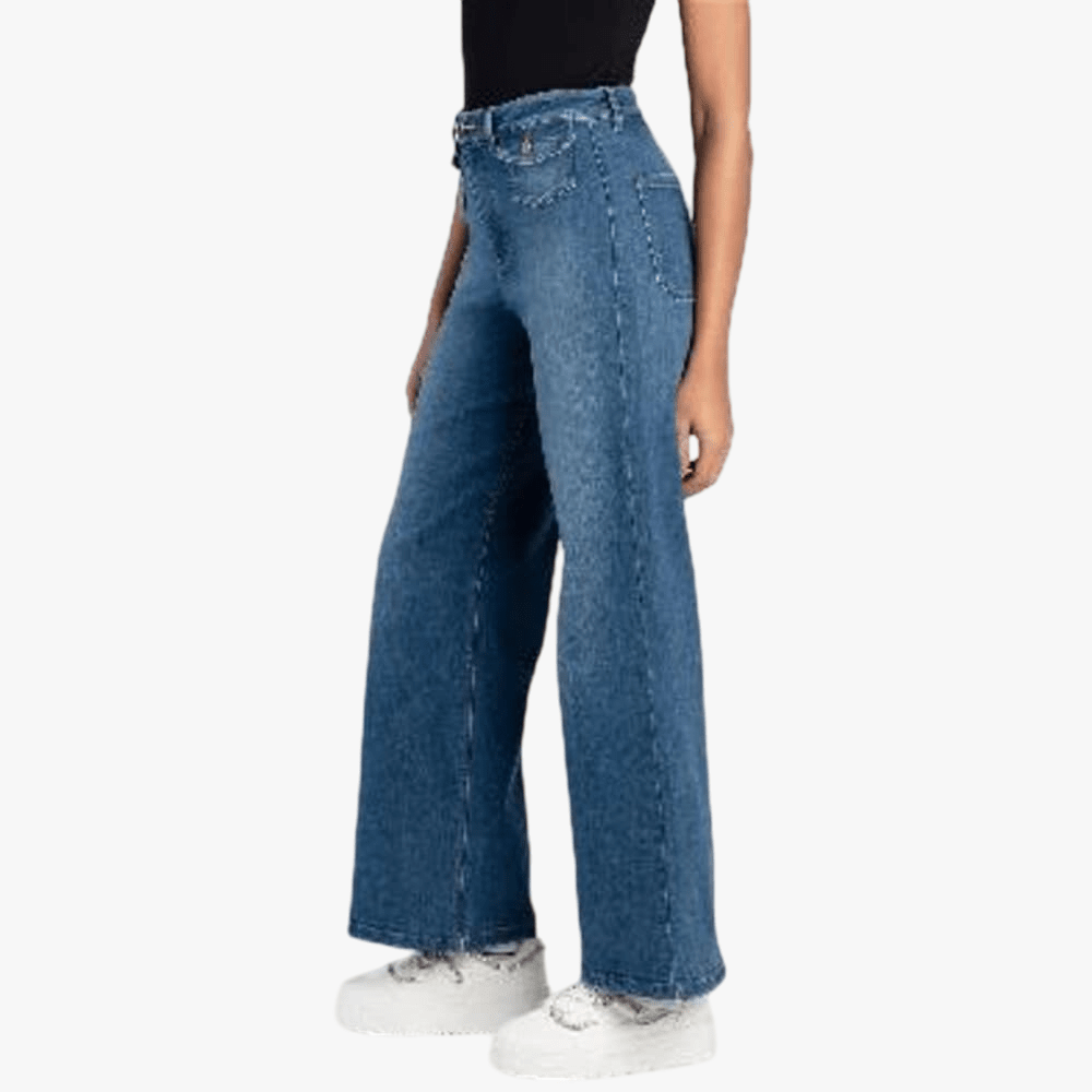 Sissy Boy High Waist Wide Leg With Fromt Pockets Medium Jean Vintage | Sissy Boy