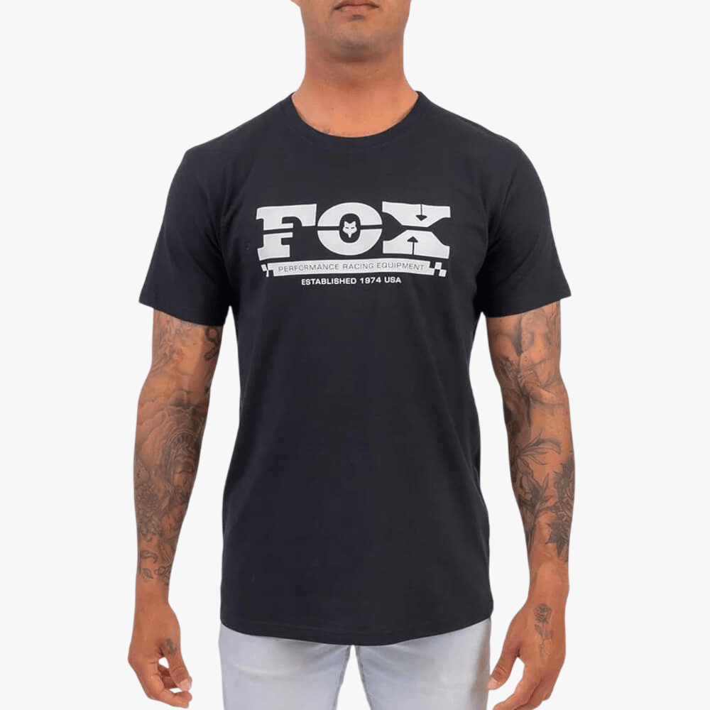 Fox Mens National Short Sleeve Tee Black | Fox