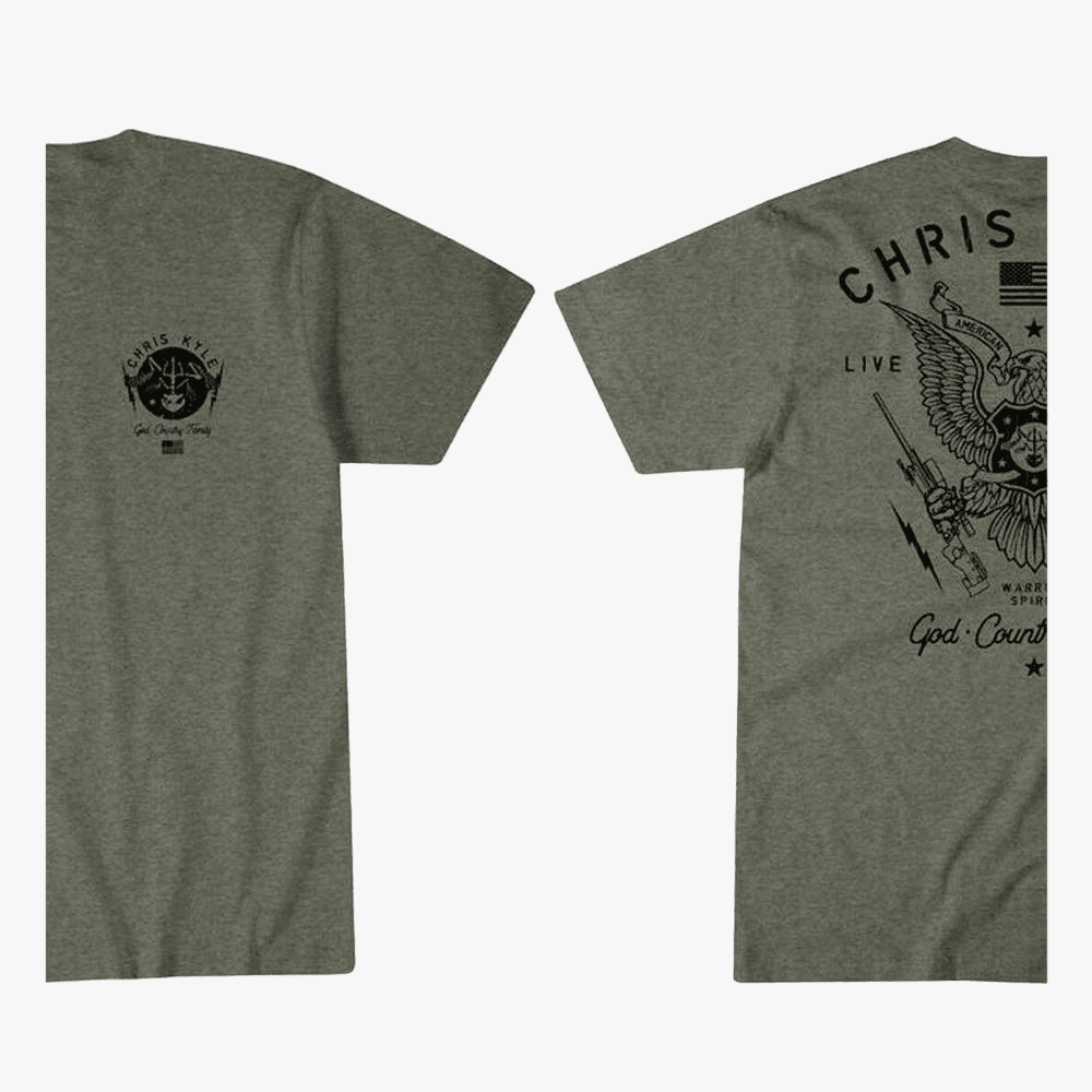 Howziter Mens Ck Warbird Short Sleeve Tee Green | Affliction