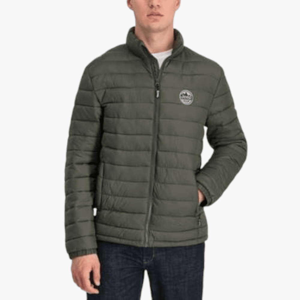 Jeep Mens Core Puffer Jacket Jungle Green | Jeep