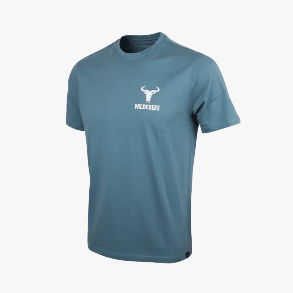 Wildebees Static Tee Mineral Blue | Wildebees